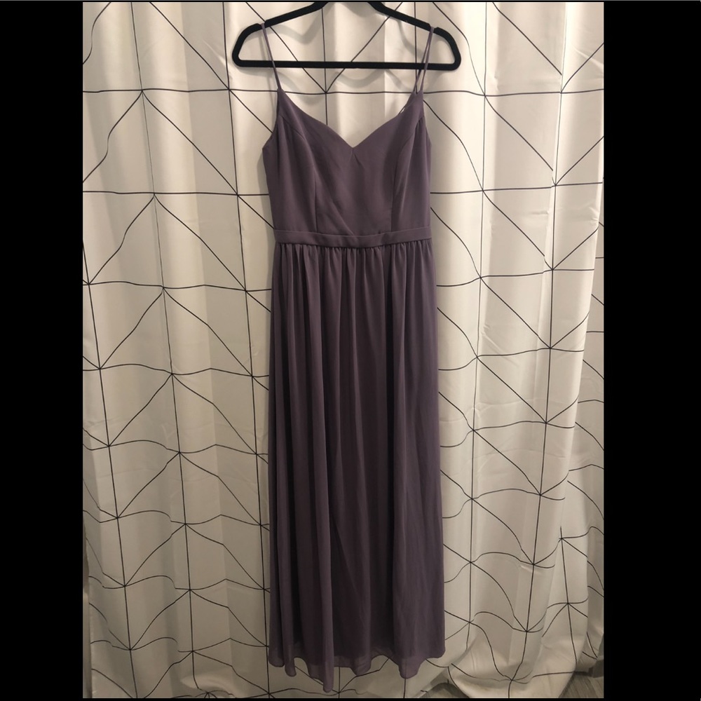 Soft Plum Long Dress